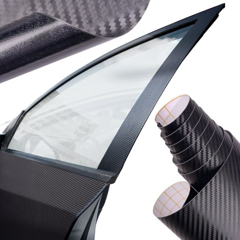 Folia rolka carbon 3D czarna 1,27x28m Kik Sp. z o. o. Sp. k. Folia rolka carbon 3D czarna 1,27x28m Kik Sp. z o. o. Sp. k.