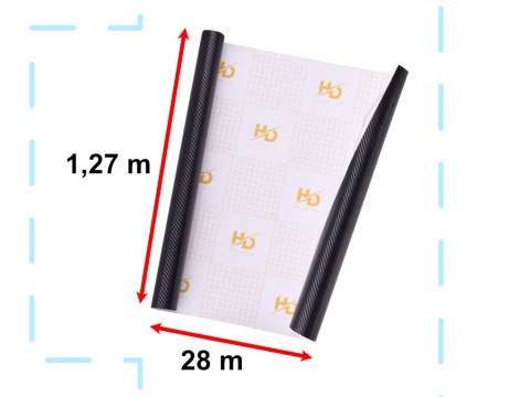 Folia rolka carbon 3D czarna 1,27x28m Kik Sp. z o. o. Sp. k. Folia rolka carbon 3D czarna 1,27x28m Kik Sp. z o. o. Sp. k.