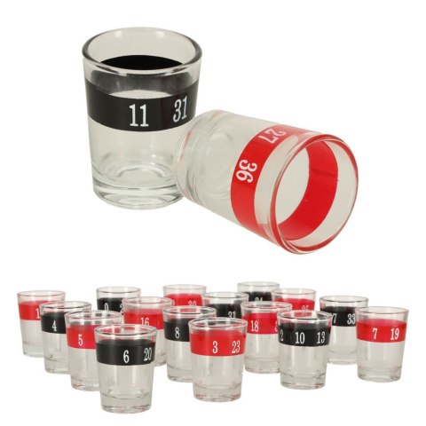 Imprezowa ruletka alkoholowa gra zestaw + kieliszki 16 szt. Kik Sp. z o. o. Sp. k. Imprezowa ruletka alkoholowa gra zestaw + kieliszki 16 szt. Kik Sp. z o. o. Sp. k.