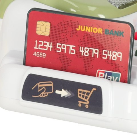 Kik Sp. z o. o. Sp. k. Kasa fiskalna dla dzieci supermarket sklep skaner kalkulator koszyk z akcesoriami 36 el. Kik Sp. z o. o. Sp. k. Kasa fiskalna dla dzieci supermarket sklep skaner kalkulator koszyk z akcesoriami 36 el.