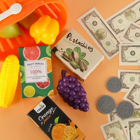 Kik Sp. z o. o. Sp. k. Kasa fiskalna dla dzieci supermarket sklep skaner kalkulator koszyk z akcesoriami 36 el. Kik Sp. z o. o. Sp. k. Kasa fiskalna dla dzieci supermarket sklep skaner kalkulator koszyk z akcesoriami 36 el.