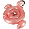 Kółko do pływania dla niemowląt koło pontonik dla dzieci z siedziskiem kółko plażowe flaming max 20kg 1-3lata 60 cm Kik Sp. z o. o. Sp. k.