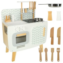 Kuchnia dla dzieci drewniana MDF LULILO RETRO akcesoria 73cm Kik Sp. z o. o. Sp. k.