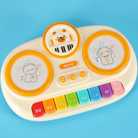 Pianinko organki interaktywne dla dzieci edukacyjne beżowe Kik Sp. z o. o. Sp. k. Pianinko organki interaktywne dla dzieci edukacyjne beżowe Kik Sp. z o. o. Sp. k.
