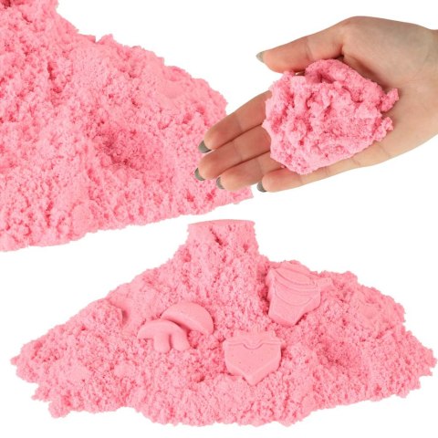 Kik Sp. z o. o. Sp. k. Piasek kinetyczny 1kg w woreczku różowy Kik Sp. z o. o. Sp. k. Piasek kinetyczny 1kg w woreczku różowy
