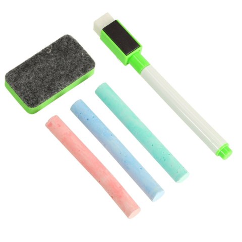 Kik Sp. z o. o. Sp. k. Tablica magnetyczna kredowa wielofunkcyjna farma + kredka marker gąbka Kik Sp. z o. o. Sp. k. Tablica magnetyczna kredowa wielofunkcyjna farma + kredka marker gąbka