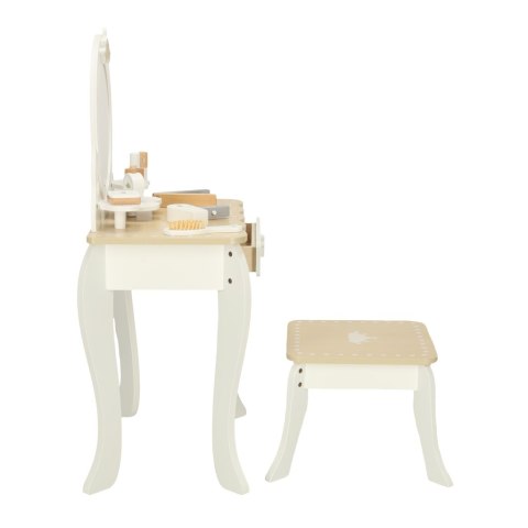 Toaletka drewniana dla dziewczynki LULILO Bella lustro taboret akcesoria Kik Sp. z o. o. Sp. k. Toaletka drewniana dla dziewczynki LULILO Bella lustro taboret akcesoria Kik Sp. z o. o. Sp. k.