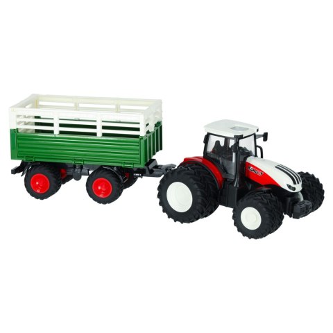 Traktor RC ciągnik rolniczy z przyczepą 2,4G 3,7V 500mAh Kik Sp. z o. o. Sp. k. Traktor RC ciągnik rolniczy z przyczepą 2,4G 3,7V 500mAh Kik Sp. z o. o. Sp. k.