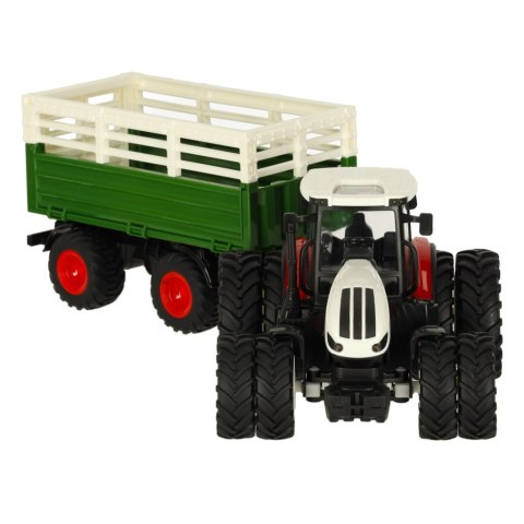 Traktor RC ciągnik rolniczy z przyczepą 2,4G 3,7V 500mAh Kik Sp. z o. o. Sp. k. Traktor RC ciągnik rolniczy z przyczepą 2,4G 3,7V 500mAh Kik Sp. z o. o. Sp. k.