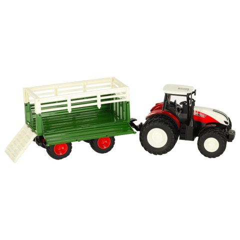 Traktor RC ciągnik rolniczy z przyczepą 2,4G 3,7V 500mAh Kik Sp. z o. o. Sp. k. Traktor RC ciągnik rolniczy z przyczepą 2,4G 3,7V 500mAh Kik Sp. z o. o. Sp. k.