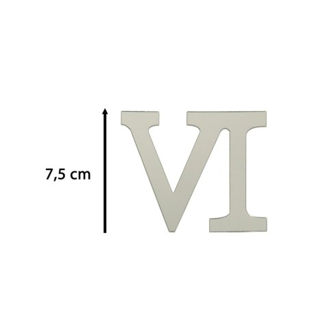Zegar Ścienny naklejany DIY 3D regulowany rzymski srebrny 130cm Kik Sp. z o. o. Sp. k. Zegar Ścienny naklejany DIY 3D regulowany rzymski srebrny 130cm Kik Sp. z o. o. Sp. k.