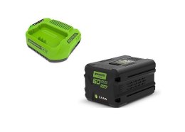 60V Zestaw ładowarka 2A + akumulator 4Ah GREENWORKS GSK60B4 - 2933807 GREENWORKS