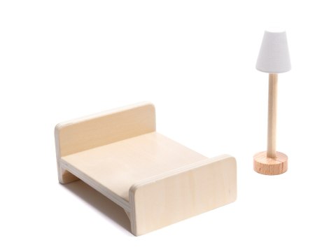 Kik Sp. z o. o. Sp. k. Domek dla lalek drewniany MDF mebelki 78cm czarny LED Kik Sp. z o. o. Sp. k. Domek dla lalek drewniany MDF mebelki 78cm czarny LED