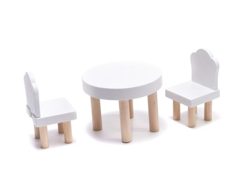 Kik Sp. z o. o. Sp. k. Domek dla lalek drewniany MDF mebelki 78cm czarny LED Kik Sp. z o. o. Sp. k. Domek dla lalek drewniany MDF mebelki 78cm czarny LED