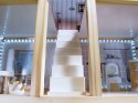 Kik Sp. z o. o. Sp. k. Domek dla lalek drewniany MDF mebelki 78cm czarny LED