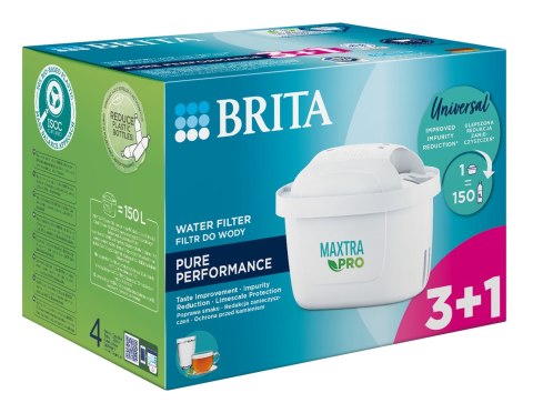 Filtr Brita MX+ Pro Pure Performance 3+1 (4 szt) BRITA Filtr Brita MX+ Pro Pure Performance 3+1 (4 szt) BRITA