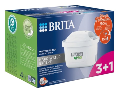 Filtr Brita Maxtra Pro Hard Water Expert 3+1 szt BRITA Filtr Brita Maxtra Pro Hard Water Expert 3+1 szt BRITA