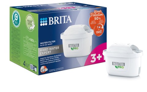 Filtr Brita Maxtra Pro Hard Water Expert 3+1 szt BRITA Filtr Brita Maxtra Pro Hard Water Expert 3+1 szt BRITA