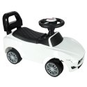 Jeździk pchacz samochód auto z dźwiękiem i światłami biały Kik Sp. z o. o. Sp. k.