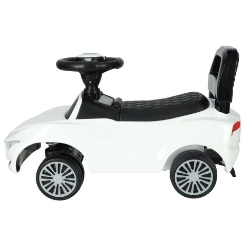 Jeździk pchacz samochód auto z dźwiękiem i światłami biały Kik Sp. z o. o. Sp. k. Jeździk pchacz samochód auto z dźwiękiem i światłami biały Kik Sp. z o. o. Sp. k.