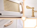 Kik Sp. z o. o. Sp. k. Kuchnia dla dzieci drewniana MDF retro z akcesoriami BOHO 100cm