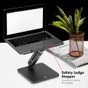 MACLEAN PODSTAWKA BIURKOWA NA MONITOR LUB LAPTOP, SPRĘŻYNA GAZOWA, DO PRACY STOJĄCO SIEDZĄCEJ, CZARNA MC-493 Maclean