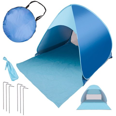 Kik Sp. z o. o. Sp. k. Namiot plażowy parawan samorozkładający na plażę ogród ogrodowy POPUP ochronny UV Kik Sp. z o. o. Sp. k. Namiot plażowy parawan samorozkładający na plażę ogród ogrodowy POPUP ochronny UV