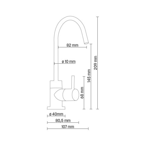 System filtrujący wodę kranową Dafi Flow Comfort D-1 z baterią ALTO (czarna) Dafi System filtrujący wodę kranową Dafi Flow Comfort D-1 z baterią ALTO (czarna) Dafi