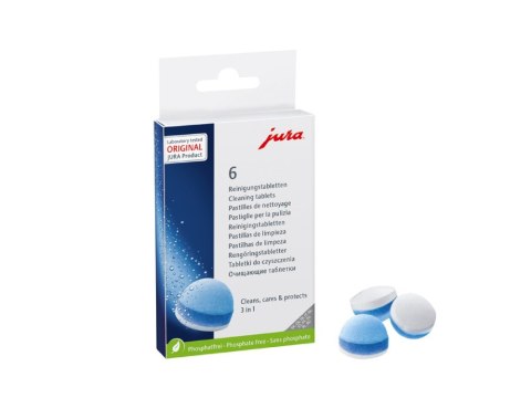Tabletki czyszczące 3-fazowe Jura 6szt. Jura Tabletki czyszczące 3-fazowe Jura 6szt. Jura