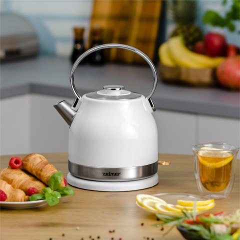 Czajnik 2200W 1,7L Biały/Inox ZELMER ZCK7940 Zelmer Czajnik 2200W 1,7L Biały/Inox ZELMER ZCK7940 Zelmer