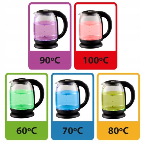 Czajnik elektryczny Esperanza LOIRE EKK027 (2200W 1.7l; kolor czarny) Esperanza Czajnik elektryczny Esperanza LOIRE EKK027 (2200W 1.7l; kolor czarny) Esperanza