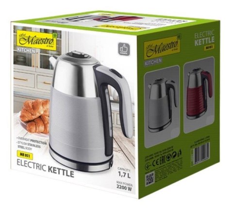 Czajnik elektryczny MAESTRO 1,7l MR-051-GREY Maestro Czajnik elektryczny MAESTRO 1,7l MR-051-GREY Maestro