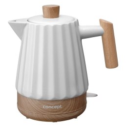 Czajnik elektryczny ceramiczny RK0090 CONCEPT biały CONCEPT