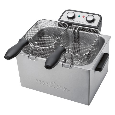 Frytownica Clatronic PC-FR 1038 (4 l; 2,0 kg; 3000W; srebrny) Clatronic Frytownica Clatronic PC-FR 1038 (4 l; 2,0 kg; 3000W; srebrny) Clatronic