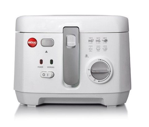 Frytownica ELDOM FR18 (2,5 l; 0,5 kg; 1800W; kolor biały) ELDOM Frytownica ELDOM FR18 (2,5 l; 0,5 kg; 1800W; kolor biały) ELDOM