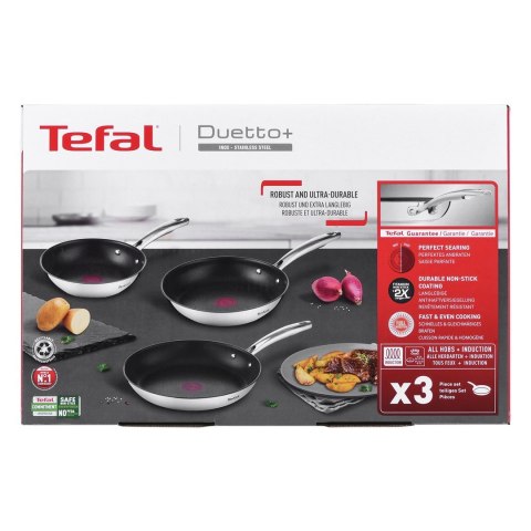 Zestaw 3 patelni TEFAL Duetto+ G732S334 20/24/28 cm Tefal Zestaw 3 patelni TEFAL Duetto+ G732S334 20/24/28 cm Tefal