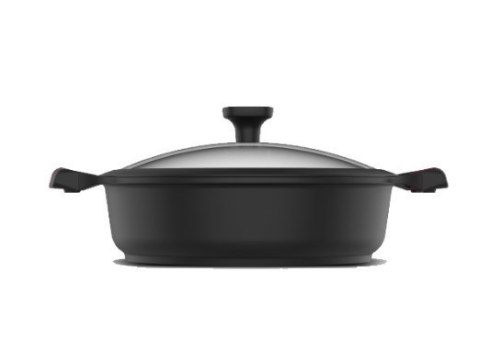 Garnek do zapiekania z odlewu aluminiowego z pokrywką Taurus Great Moments 28cm KCK3028L Taurus Garnek do zapiekania z odlewu aluminiowego z pokrywką Taurus Great Moments 28cm KCK3028L Taurus