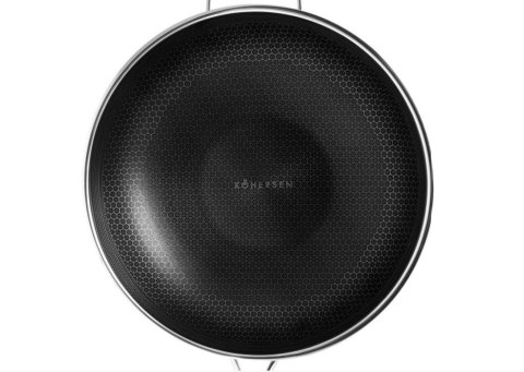 Wok z powłoką DIAMOND Kohersen Black Cube z pokrywką (32 cm ; 5,1l) KOHERSEN Wok z powłoką DIAMOND Kohersen Black Cube z pokrywką (32 cm ; 5,1l) KOHERSEN
