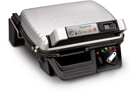 Grill Tefal GC451B12 (Tradycyjny z rusztem; 2000W; kolor srebrny) Tefal Grill Tefal GC451B12 (Tradycyjny z rusztem; 2000W; kolor srebrny) Tefal