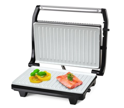 Grill elektryczny stołowy Esperanza Taleggio EKG006 (stołowy-zamknięty; 750W; kolor inox) Esperanza Grill elektryczny stołowy Esperanza Taleggio EKG006 (stołowy-zamknięty; 750W; kolor inox) Esperanza