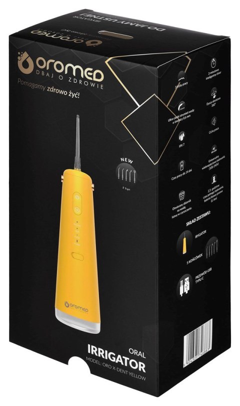 Inteligentny irygator ORO-X DENT YELLOW Oromed Oromed Inteligentny irygator ORO-X DENT YELLOW Oromed Oromed