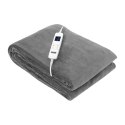 Koc elektryczny Noveen EB650 Grey super miękki 180x130cm N'OVEEN
