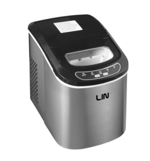 Kostkarka do lodu LIN ICE PRO-S12 srebrna LIN Kostkarka do lodu LIN ICE PRO-S12 srebrna LIN