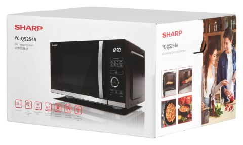 Kuchenka mikrofalowa SHARP YC-QS254AE-B SHARP Kuchenka mikrofalowa SHARP YC-QS254AE-B SHARP