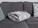 Koc elektryczny NOVEEN EB651 Grey Star super miękki 180x130cm N'OVEEN