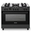 Kuchnia gazowo-elektryczna Ravanson KWGE-K90 GLASS black Ravanson