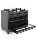 Kuchnia gazowo-elektryczna Ravanson KWGE-K90 GLASS black Ravanson