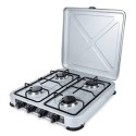 PROMIS KUCHENKA GAZOWA KG400S, 4-PALNIKOWA,SREBRNA PROMIS