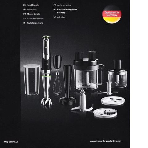 Blender ręczny BRAUN MQ 9187XLI Braun Blender ręczny BRAUN MQ 9187XLI Braun