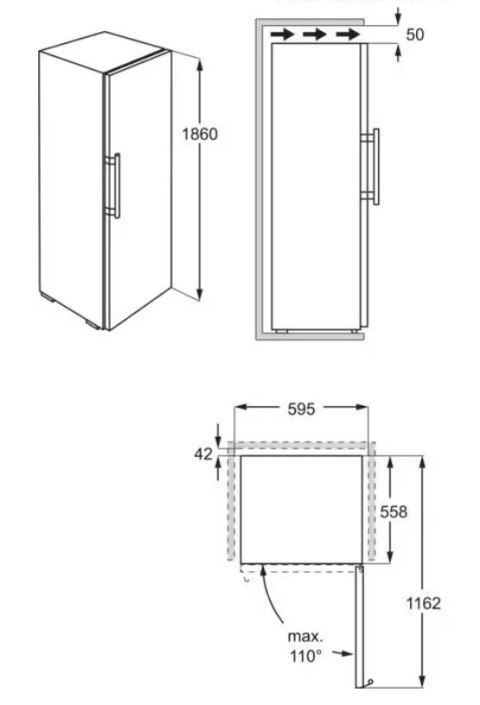 Chłodziarko-zamrażarka ELECTROLUX LNT7ME36G2 Electrolux Chłodziarko-zamrażarka ELECTROLUX LNT7ME36G2 Electrolux